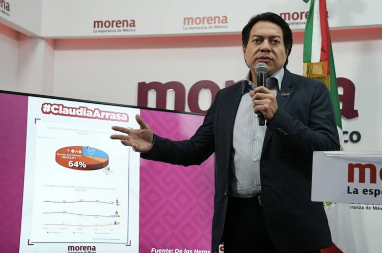 Investigación en EE.UU. es a homónimo, revela Mario Delgado; espera pruebas de Gálvez